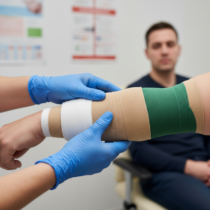 How to apply a compression bandage for lymphedema properly?