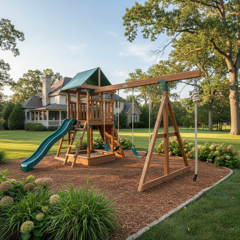 10 Best Wooden Swingsets for Enhancing Outdoor Fun and Playtime