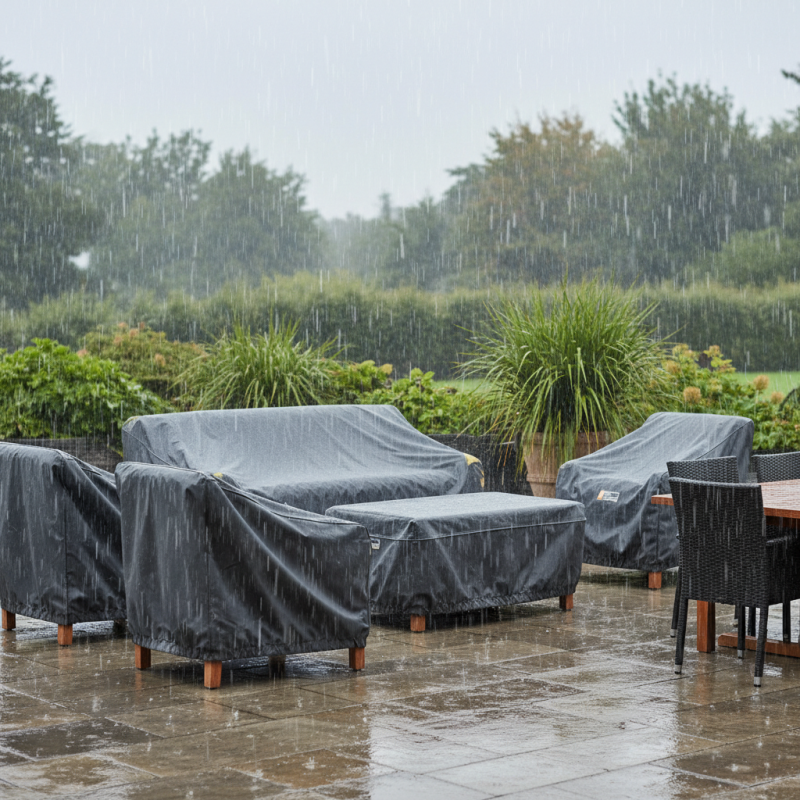How to Keep Outdoor Patio Furniture Dry in Rainy Weather?