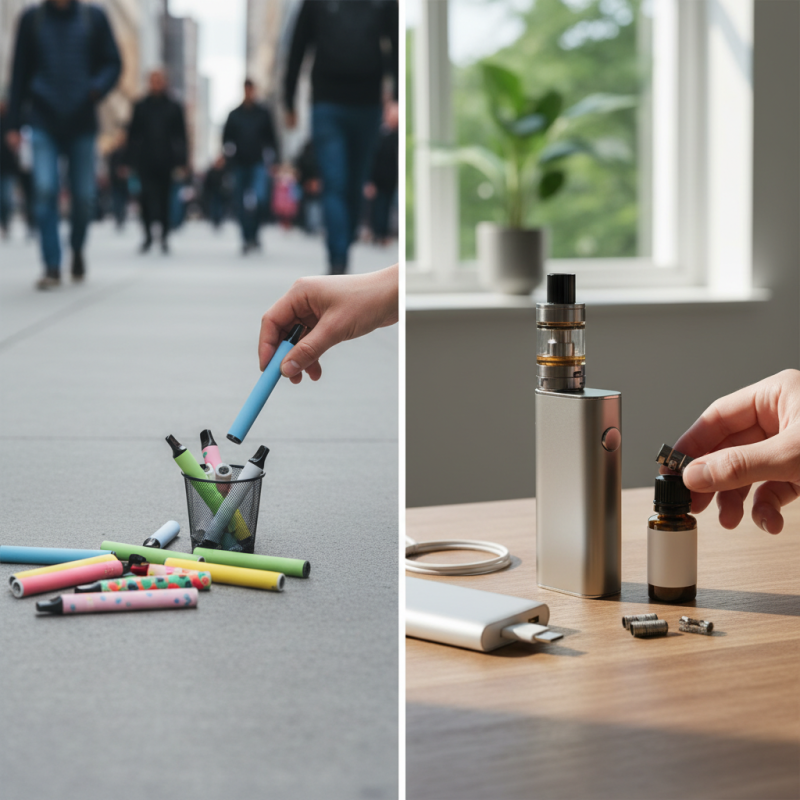2026 How to Choose Between Disposable and Rechargeable Vapes?