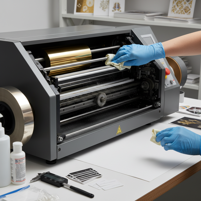 How to Maintain a Digital Gold Foil Printer for Best Results?