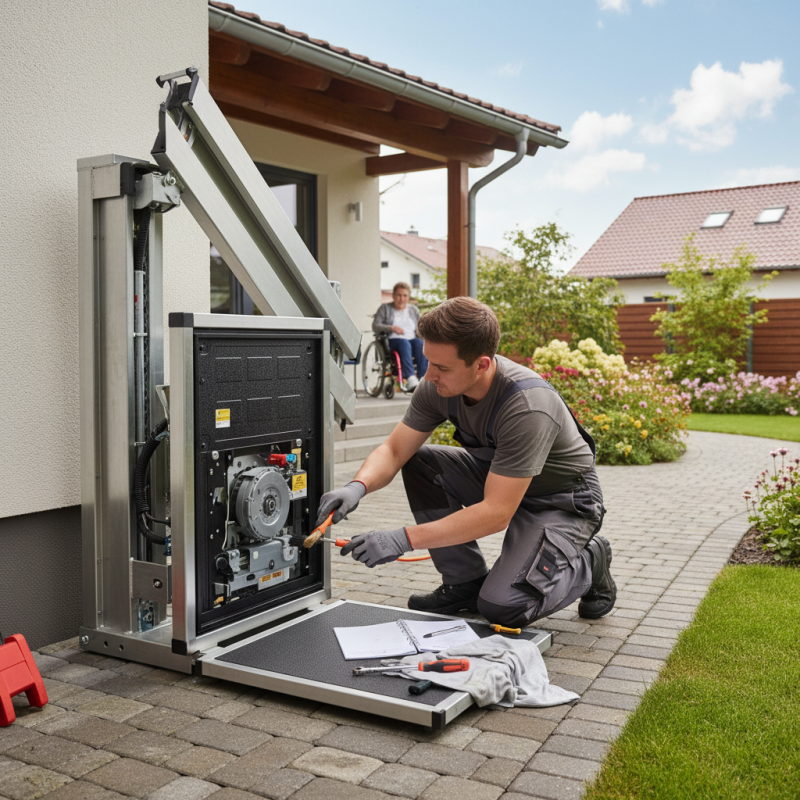 How to Maintain a Wheelchair Lift for Outdoor Use Efficiently?