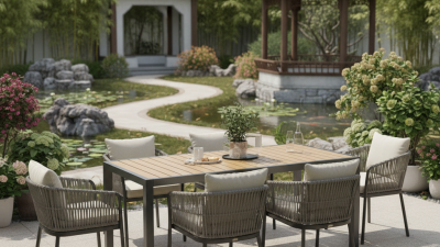China Best Outdoor Table and Chairs for Your Garden Setup?