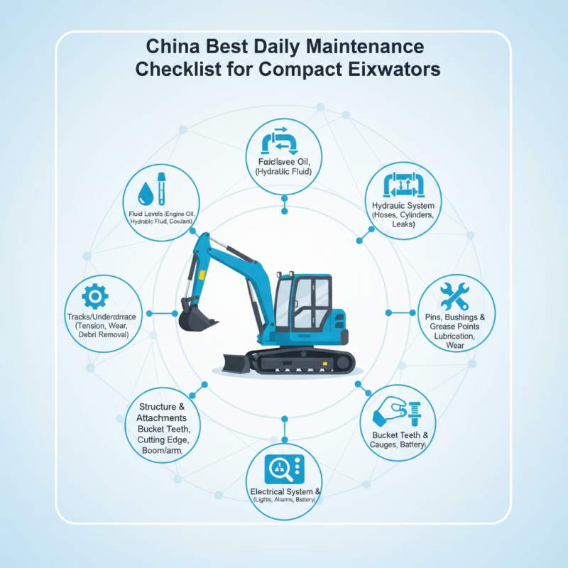 China Best Daily Maintenance Checklist for Compact Excavators?