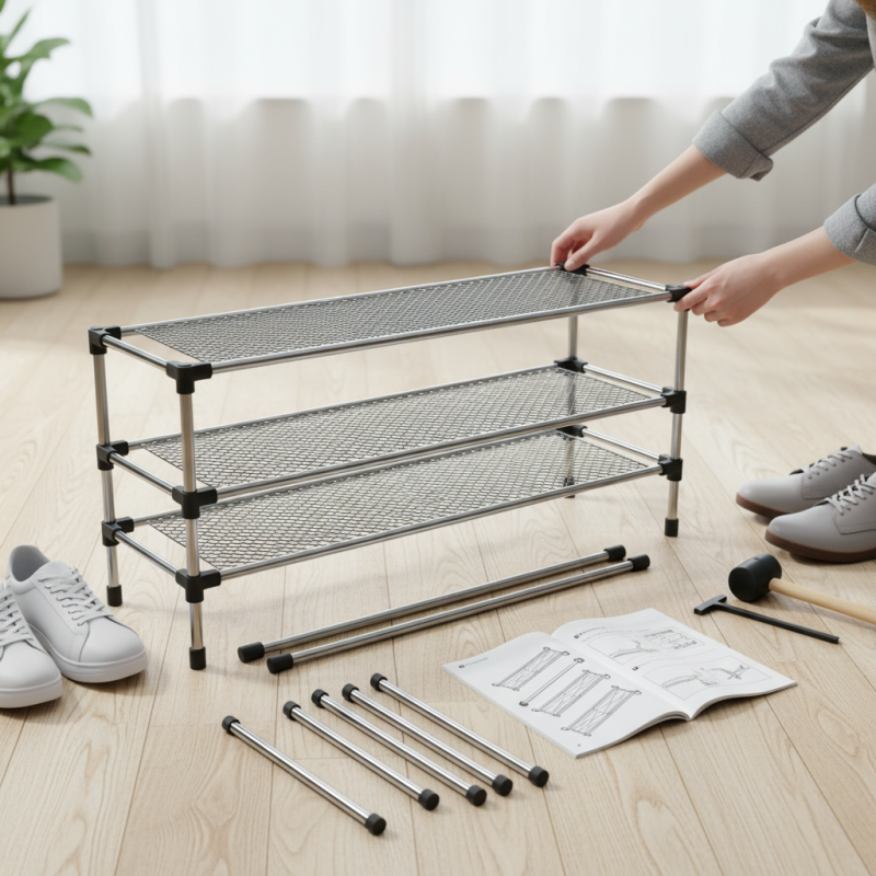How to Assemble a Metal Shoe Rack Easily and Quickly?