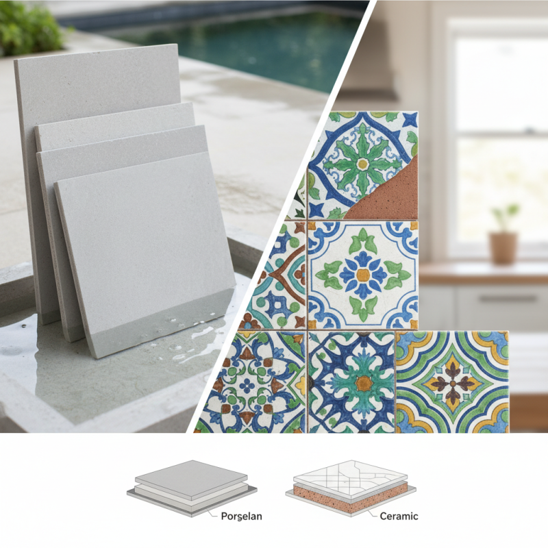 Top 10 Differences Between Porcelain and Ceramic Tiles?