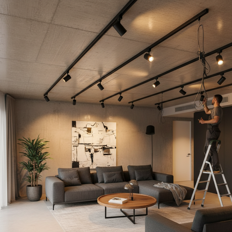 Top 10 Steps to Install LED Track Lighting on Concrete Ceiling?
