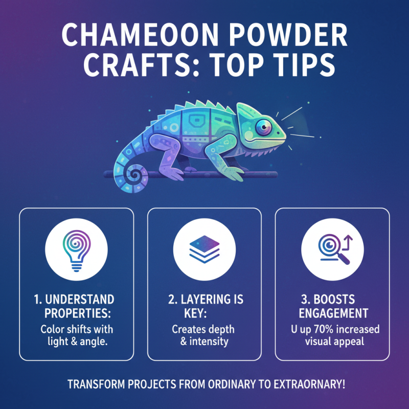 How to Use Chameleon Powder Pigment for Stunning Crafts?