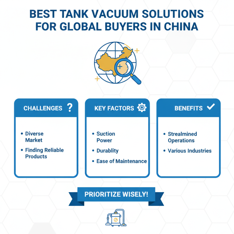 Best Tank Vacuum Solutions for Global Buyers in China?