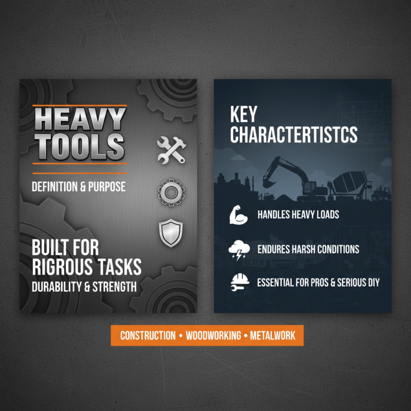 What are Heavy Duty Tools and Why Do You Need Them?