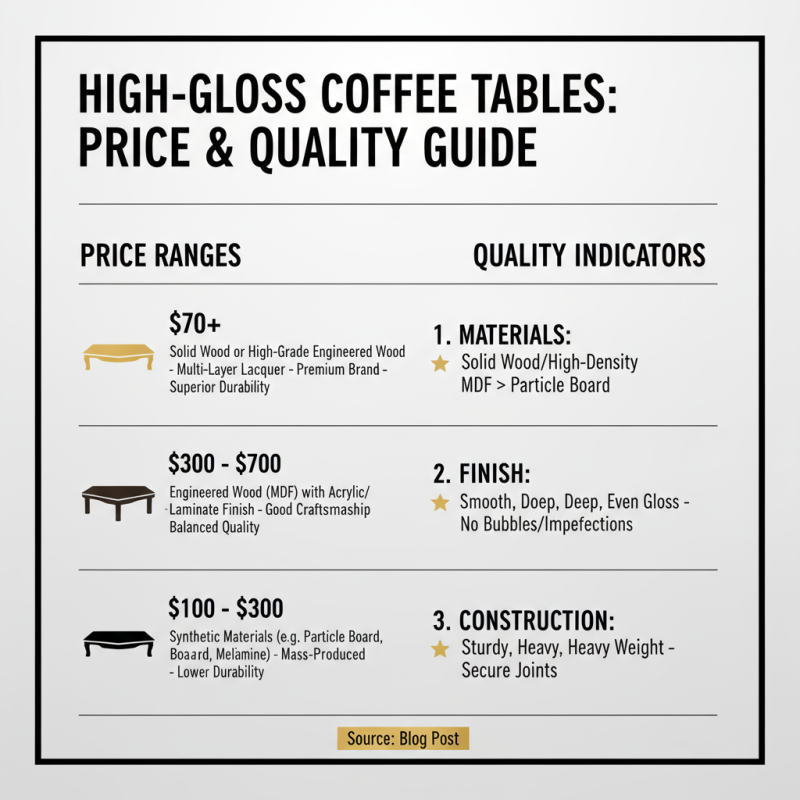 Modern High Gloss Black Coffee Table Buying Guide for Global Shoppers?