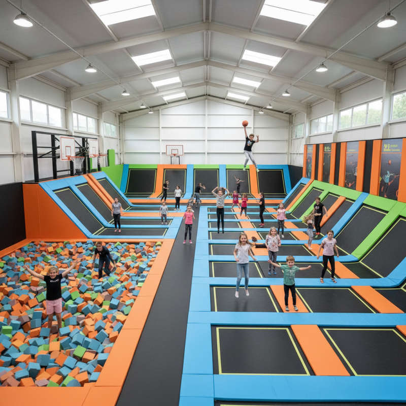 What is Trampoline Park Equipment and How Does it Enhance Fun?