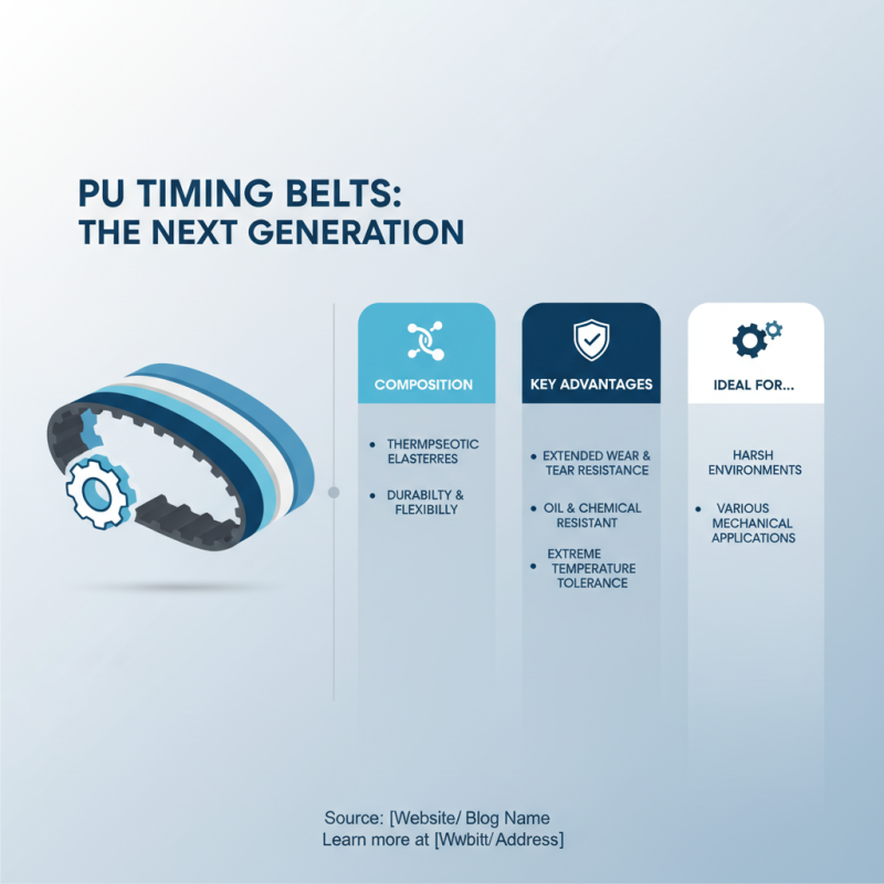 Why Choose a Pu Timing Belt for Your Mechanical Needs?