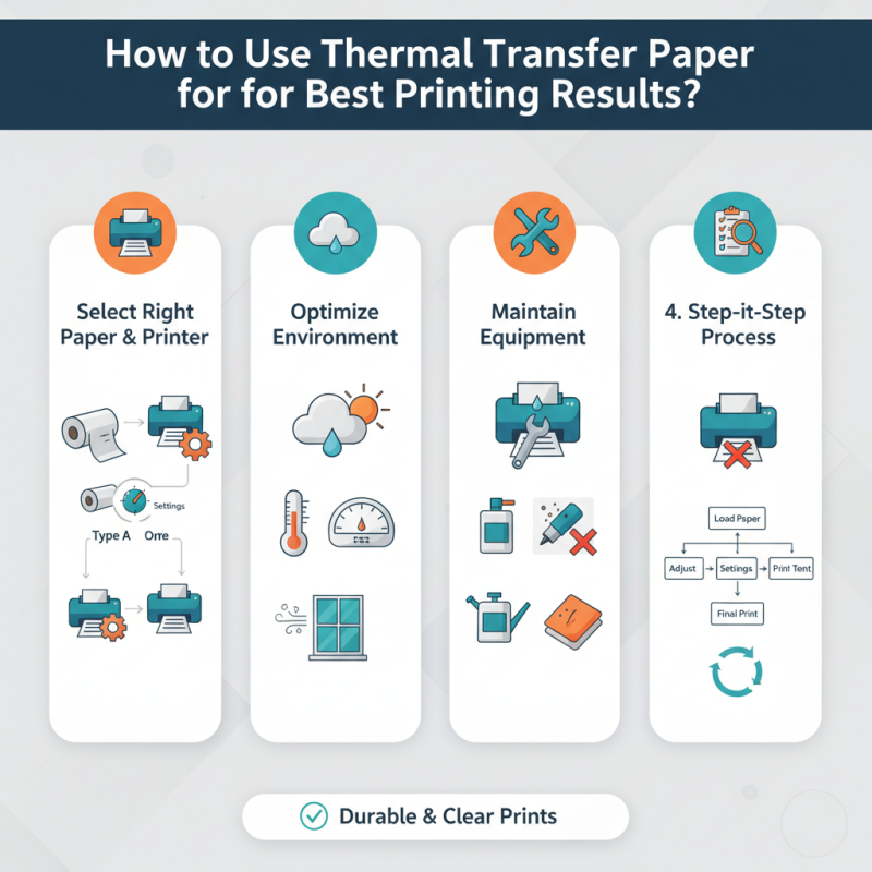 How to Use Thermal Transfer Paper for Best Printing Results?