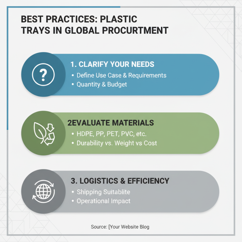 Best Plastic Trays for Global Procurement Needs Are You Ready?