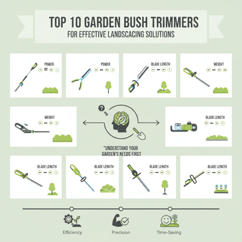 Top 10 Garden Bush Trimmers for Effective Landscaping Solutions?