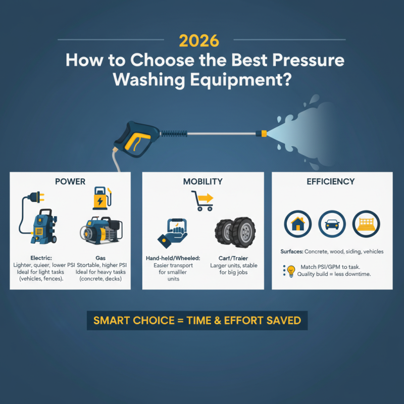2026 How to Choose the Best Pressure Washing Equipment?
