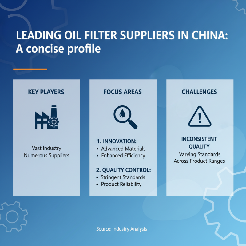 Top 10 China Vehicle Oil Filter Suppliers You Need to Know