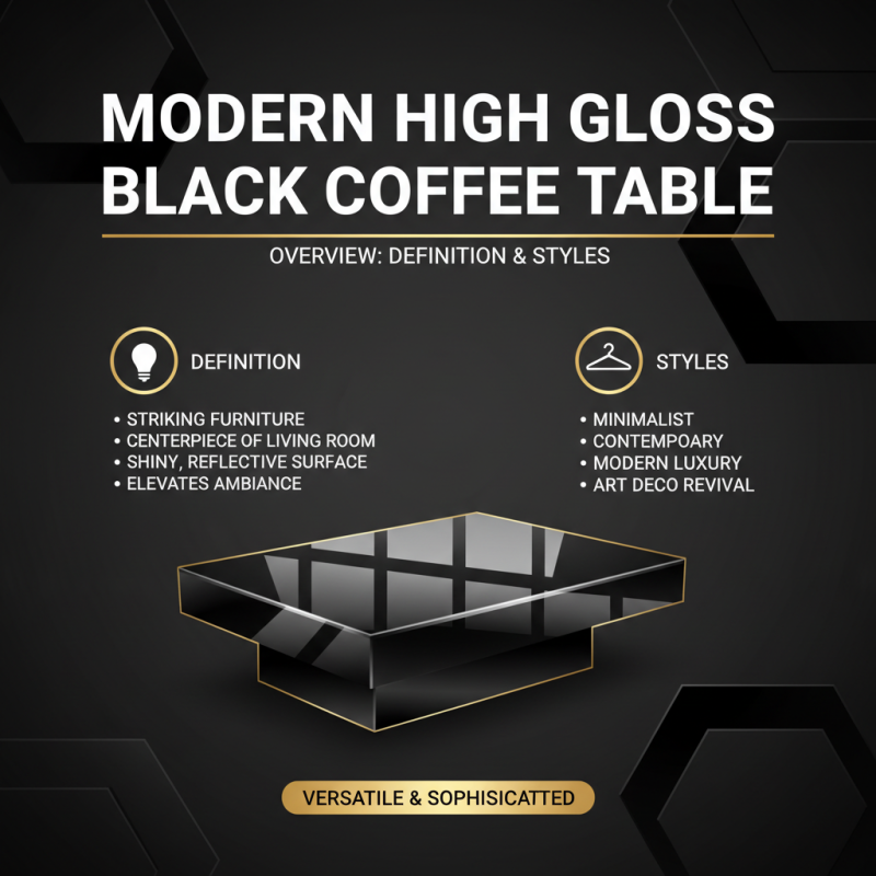 Modern High Gloss Black Coffee Table Buying Guide for Global Shoppers?