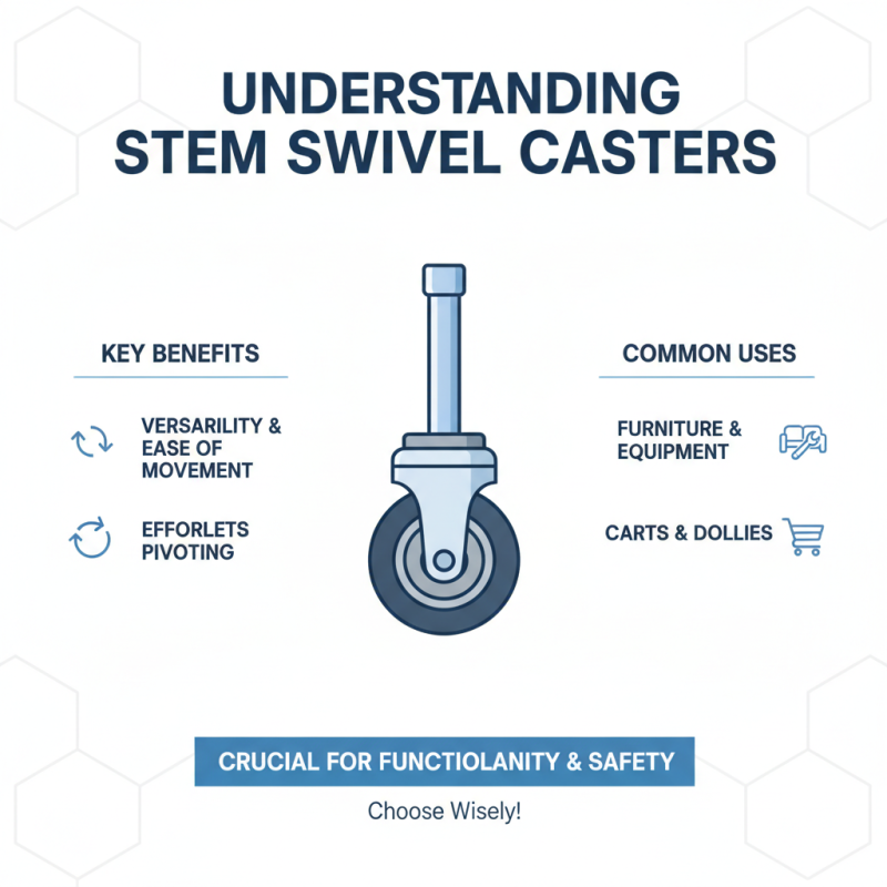 Top Stem Swivel Casters for Smooth Mobility Solutions?