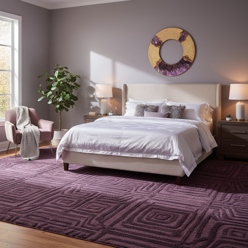 Best Purple Bedroom Rugs to Elevate Your Room Aesthetic?