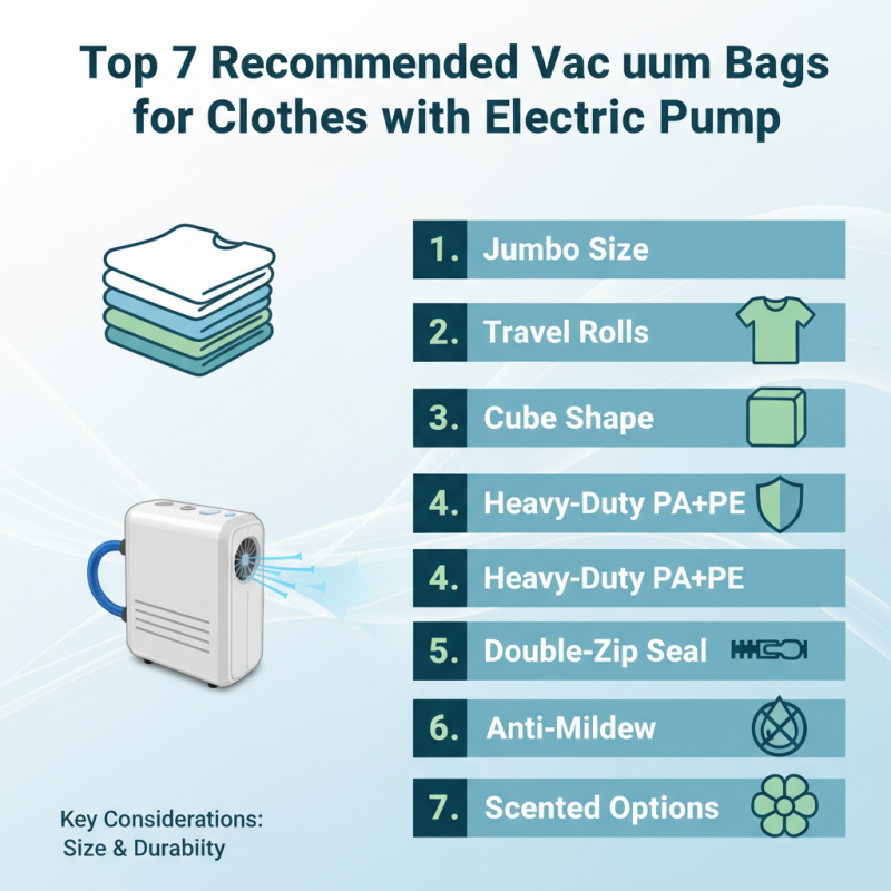 Top 7 Vacuum Bags for Clothes with Electric Pump You Need?