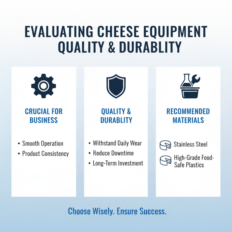 How to Choose the Right Cheese Equipment for Your Business?