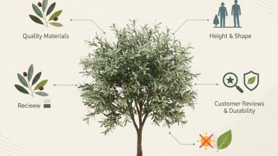 2026 How to Choose the Best Large Artificial Olive Tree?