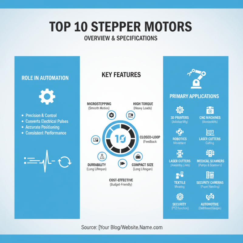 Top 10 Stepper Motors for Efficient Automation Solutions?