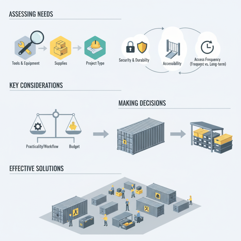 How to Choose Storage Containers On Site for Your Needs?