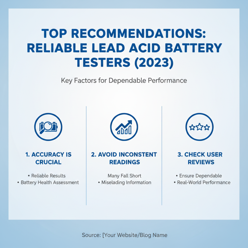 Best Lead Acid Battery Tester for Accurate Testing Results?
