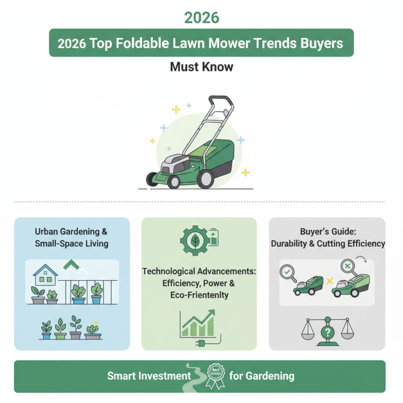 2026 Top Foldable Lawn Mower Trends Buyers Must Know?
