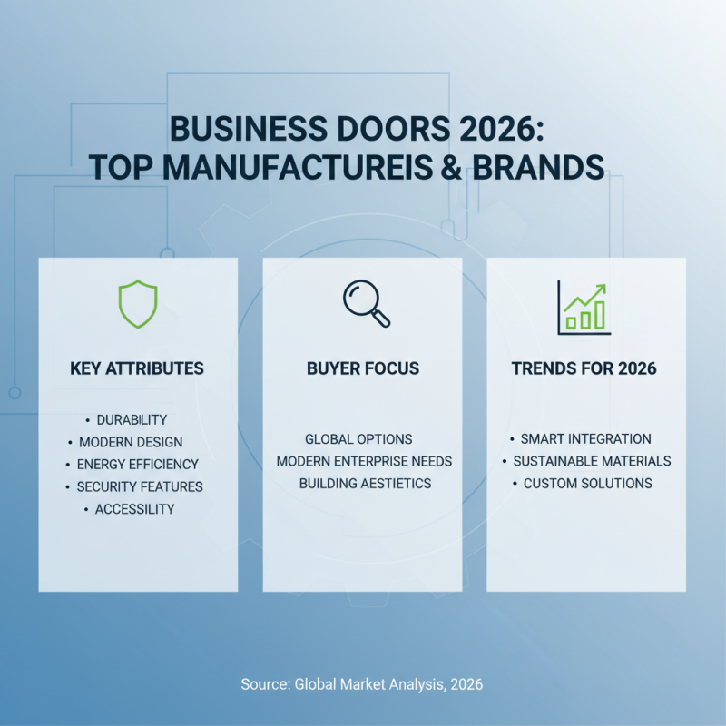 2026 Best Business Doors for Global Buyers to Consider?