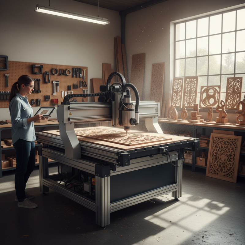 What is a CNC wood cutting machine and how does it work?