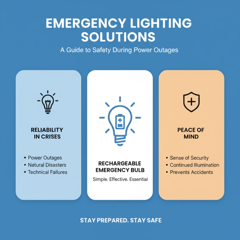 Why Choose a Rechargeable Emergency Light Bulb for Your Needs?
