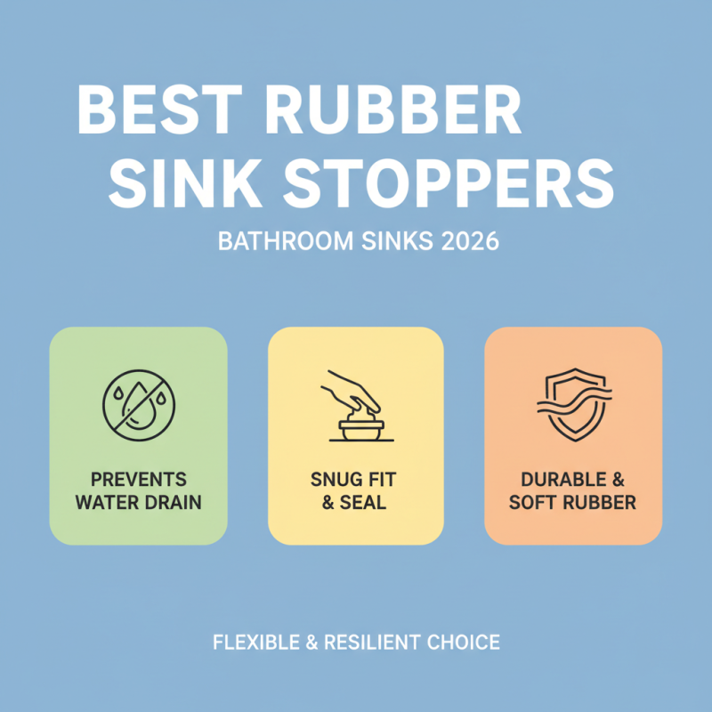 2026 Best Rubber Sink Stopper Options for Every Kitchen and Bathroom?