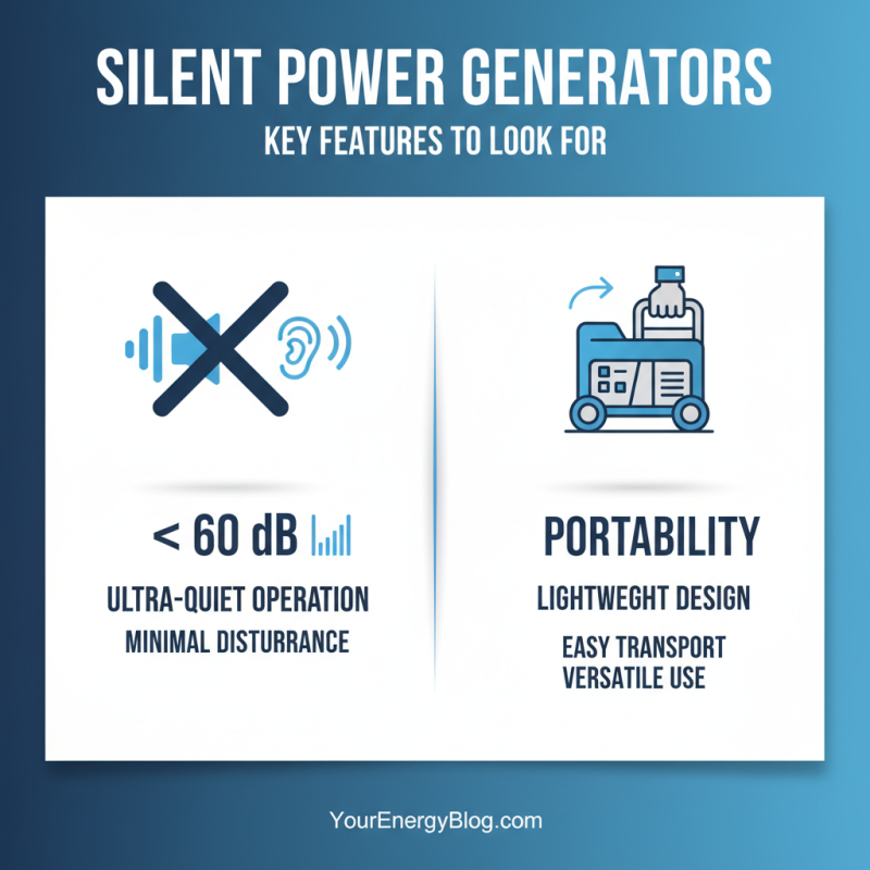 Top Silent Power Generators for 2026 What to Consider?
