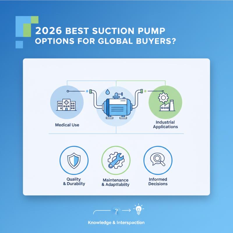 2026 Best Suction Pump Options for Global Buyers?
