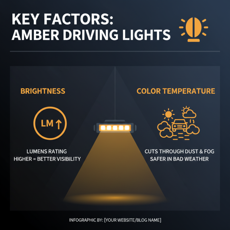 How to Choose the Best Amber Driving Lights for Your Vehicle?