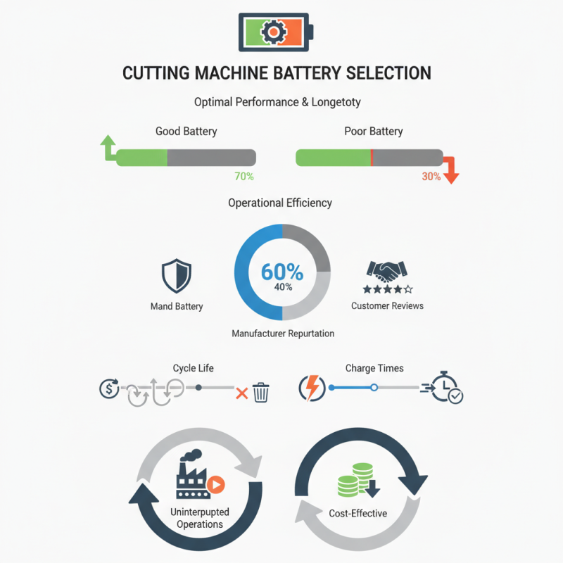 Essential Tips for Choosing the Right Cutting Machine Battery?