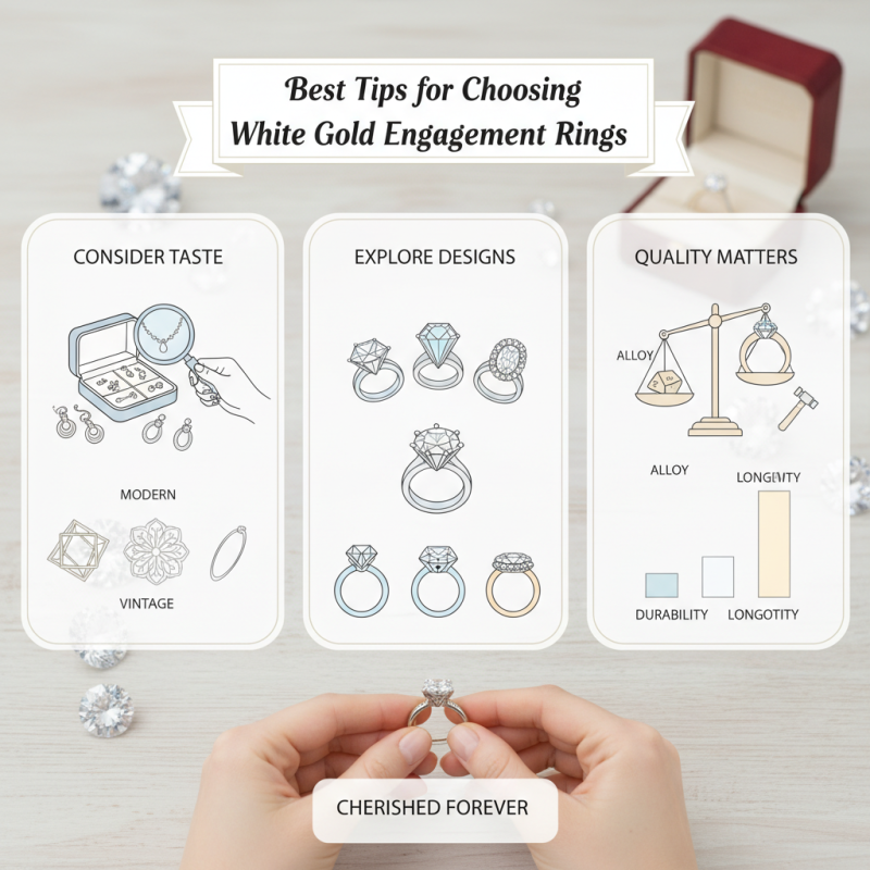Best Tips for Choosing White Gold Engagement Rings