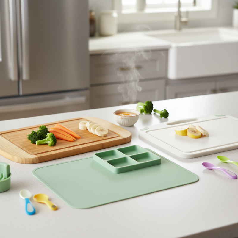 What is the best material for baby food prep boards?