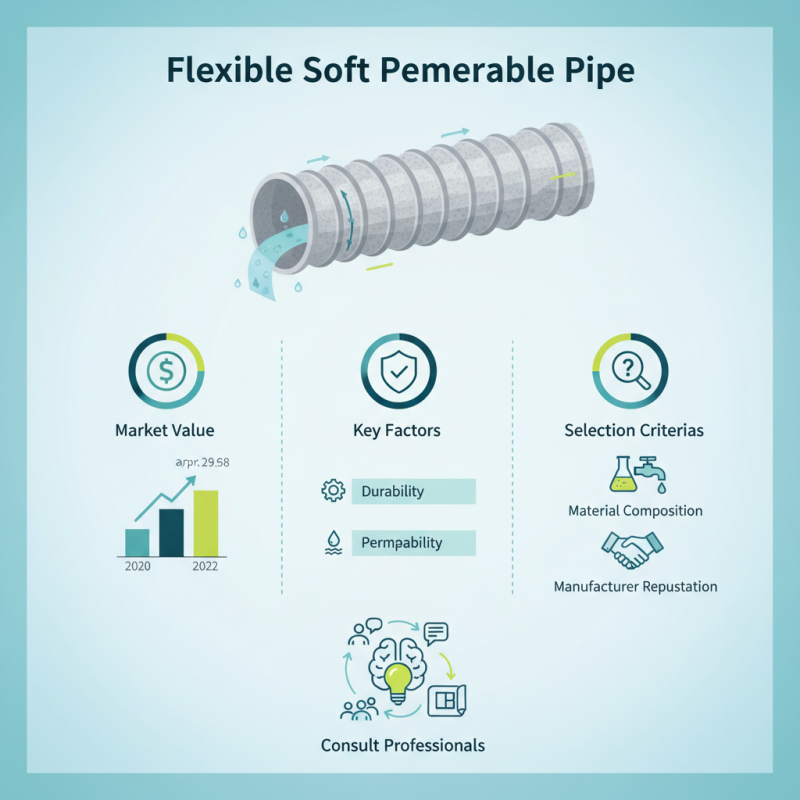 How to Choose the Right Flexible Soft Permeable Pipe for Your Needs?