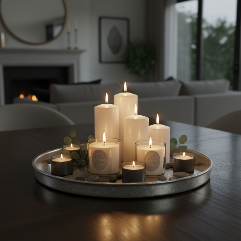 How to Create a Safe and Stylish Candle Centerpiece?