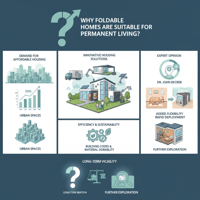Why Foldable Homes Are Suitable for Permanent Living?