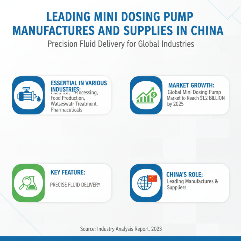 Top Mini Dosing Pump Suppliers in China for Global Buyers?