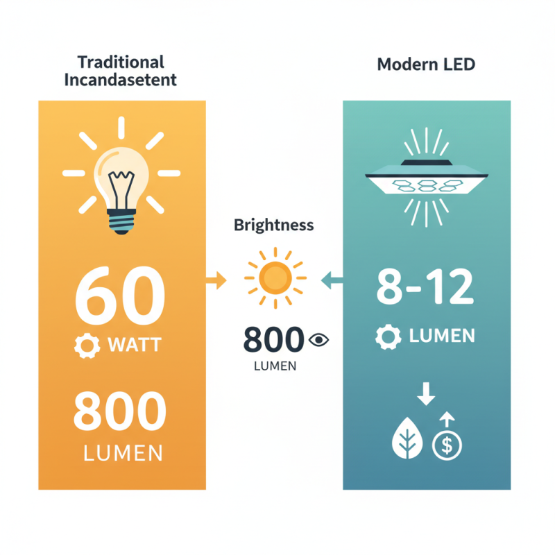 How to Convert Traditional Watts to LED Lumens Effectively?