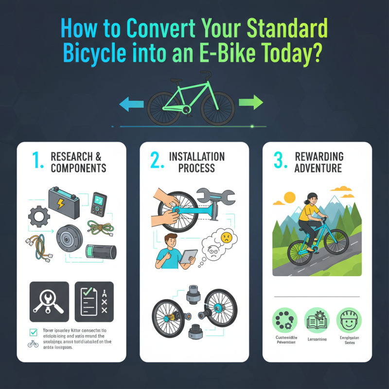 How to Convert Your Standard Bicycle into an E-Bike Today?