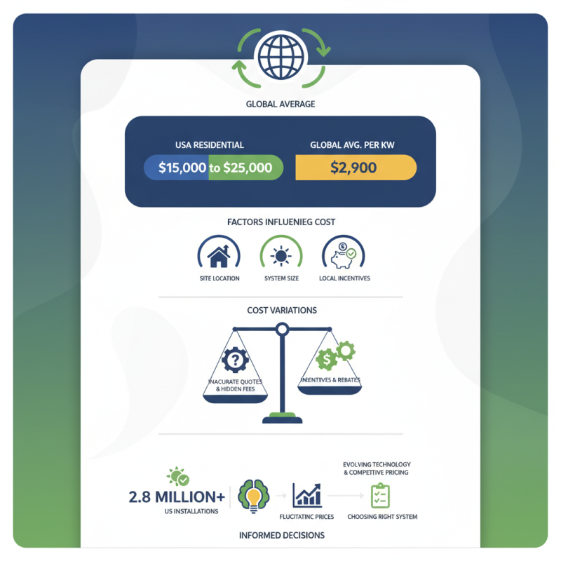 How Much Does It Cost to Install a Solar System Globally?