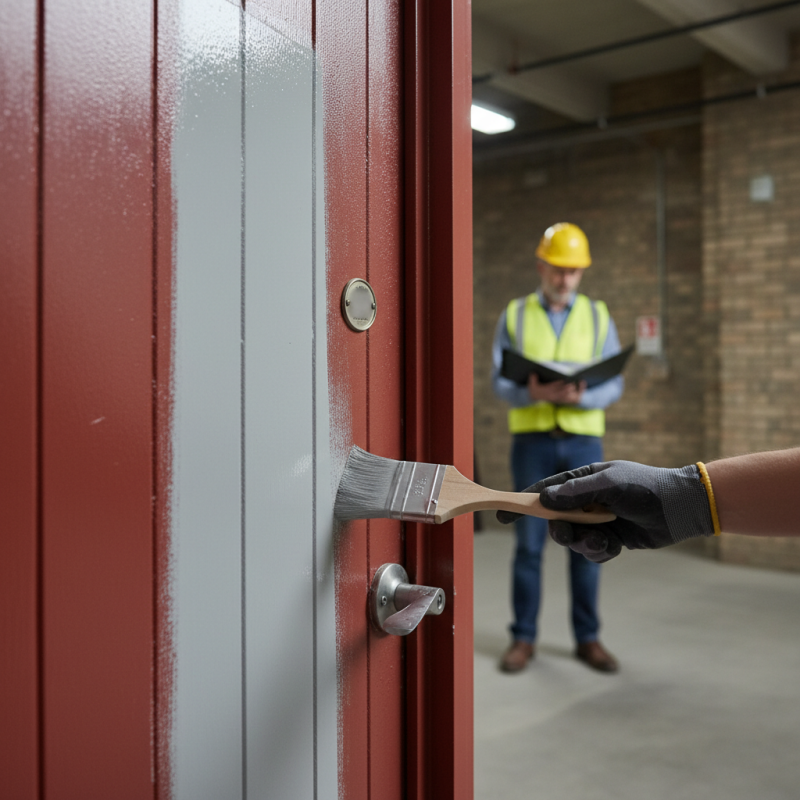 Can I Paint a Fire Door Without Losing Legal Certification?